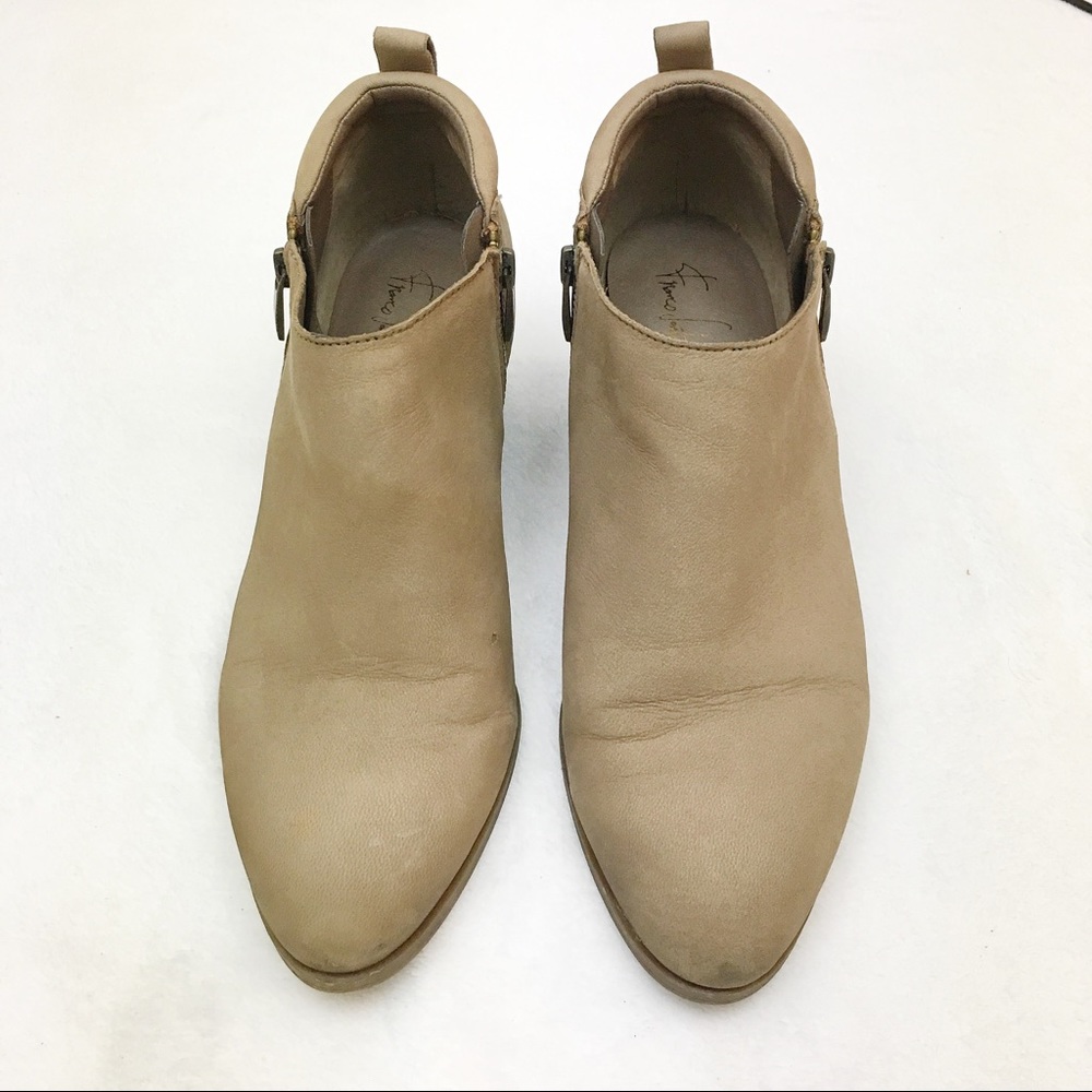 Franco Sarto Tan Ankle Booties - Picture 3 of 11